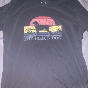 NWOT black dog long sleeve